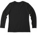 Free DC / Women's Long Sleeves, a Space Black Allmade Eco Triblend Women?s Long Sleeve Tee (back-view)