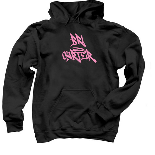 Me vs. Me Font Merch, a Black Pullover Hoodie
