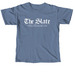 Logo Shirts - White Lettering, a Blue Jean Comfort Colors Unisex Tee