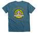 Limited Edition 40th Anniversary V-Neck Tee, a Heather Deep Teal Premium V-Neck Tee (back-view)