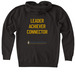 BGS LCS Zip Up, a Black Heavyweight Zip Up Hoodie (back-view)