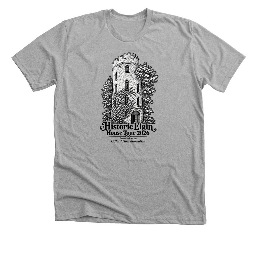Elgin House Tour 2026, a Athletic Heather Premium Unisex Tee