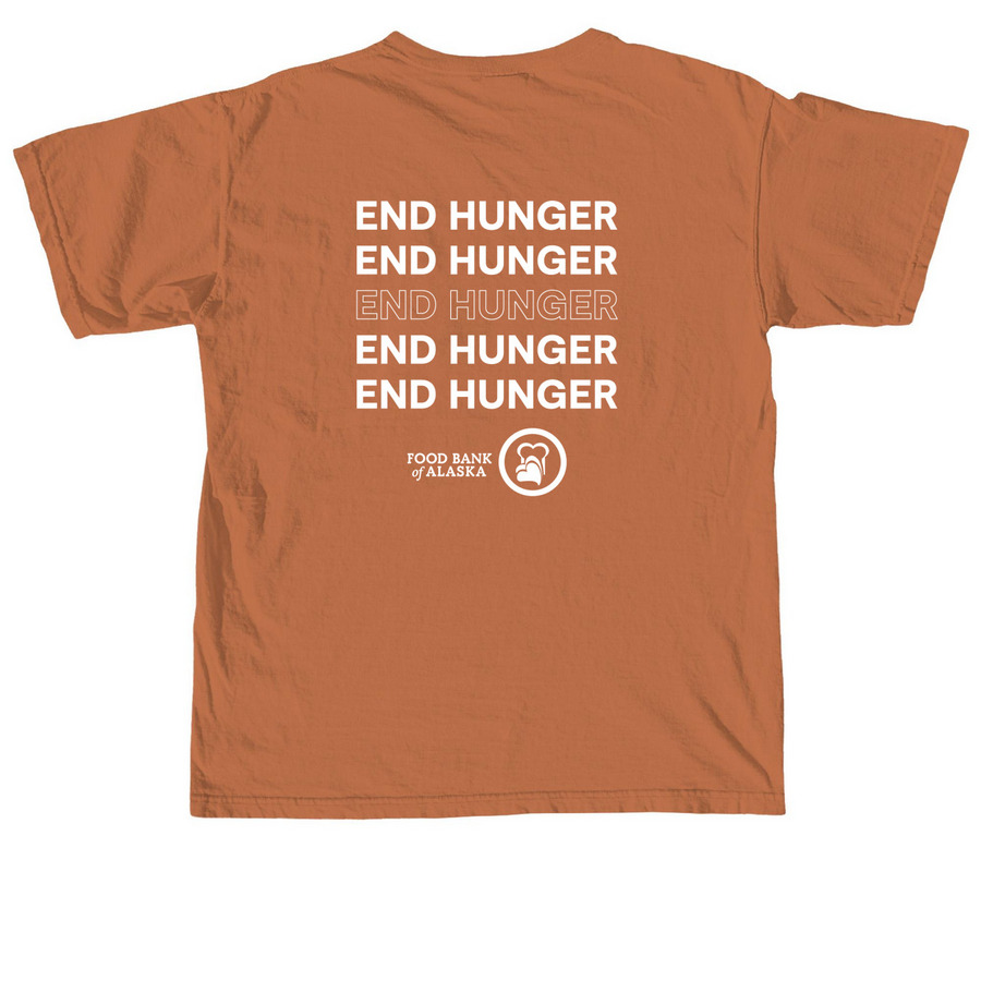 Hunger Action Month&nbsp;, a Yam Comfort Colors Unisex Tee (back-view)