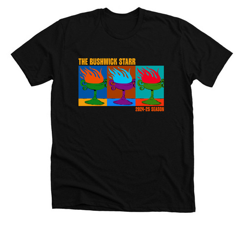 2024-25 Inaugural Season Design, a Solid Black Blend Premium Unisex Tee