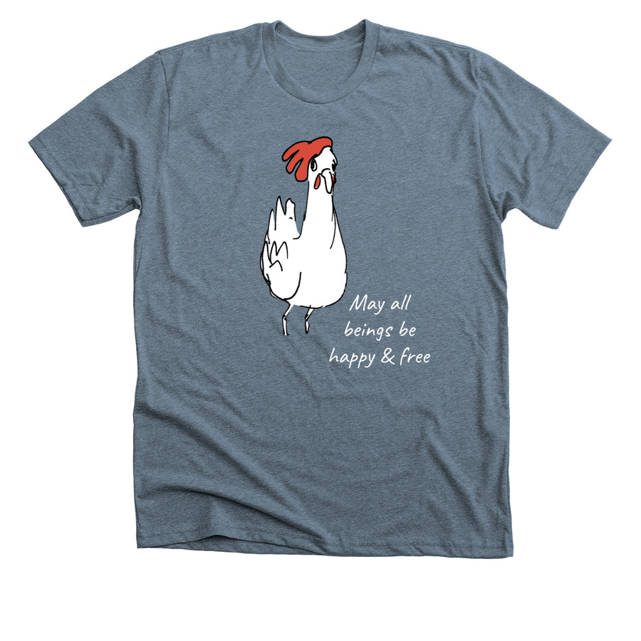 Fleur's t-shirt, a Heather Slate Premium Unisex Tee