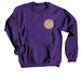 HRRJL Map Sweatshirt, a Purple Crewneck Sweatshirt