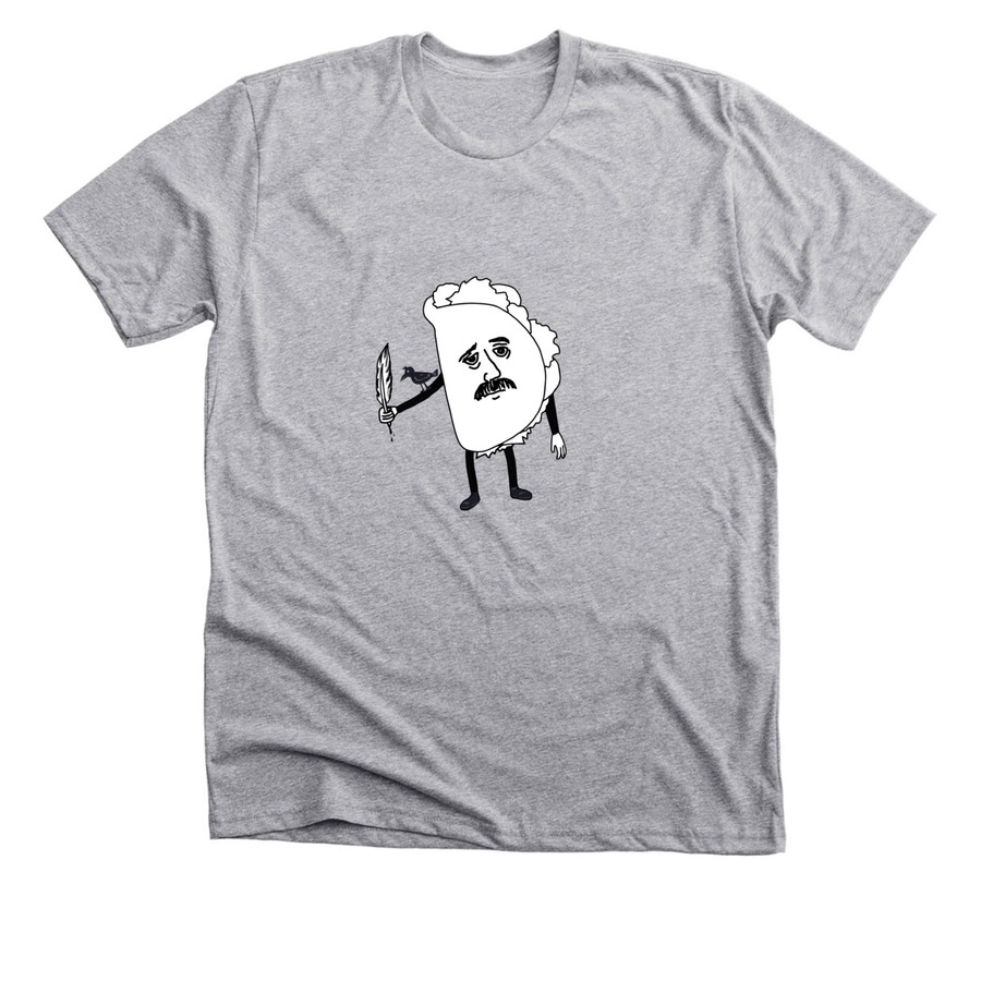 Edgar Allan Taco, a Athletic Heather Premium Unisex Tee