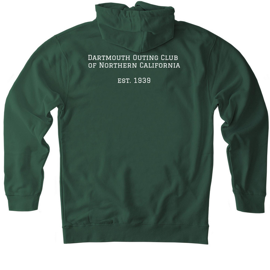 DOCNC - Sweatshirts, a Alpine Green Heavyweight Pullover Hoodie (back-view)