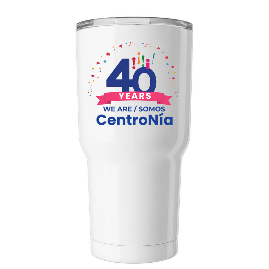 Signature Insulated Tumbler, a White Insulated Tumbler