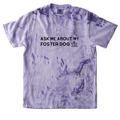 fosterdog, a Amethyst Comfort Colors Colorblast Tee