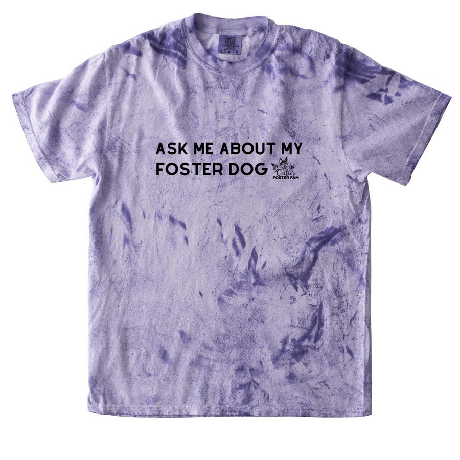 fosterdog, a Amethyst Comfort Colors Colorblast Tee