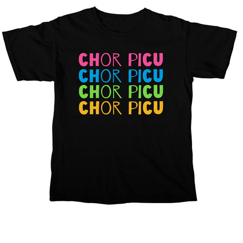 CHOR PICU, a Black Comfort Colors Unisex Tee