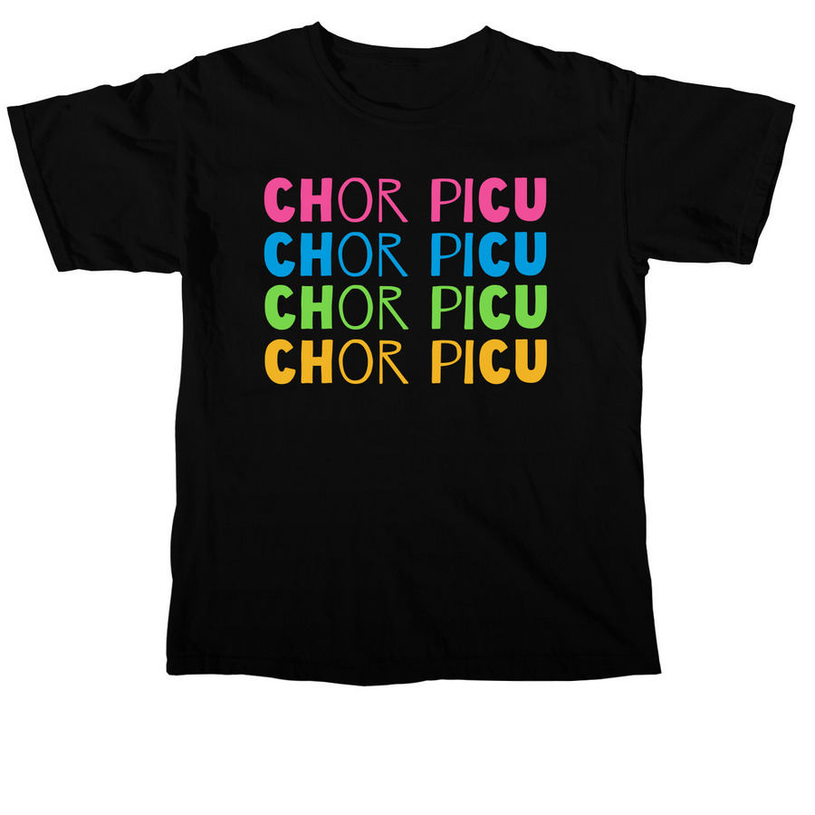 CHOR PICU, a Black Comfort Colors Unisex Tee
