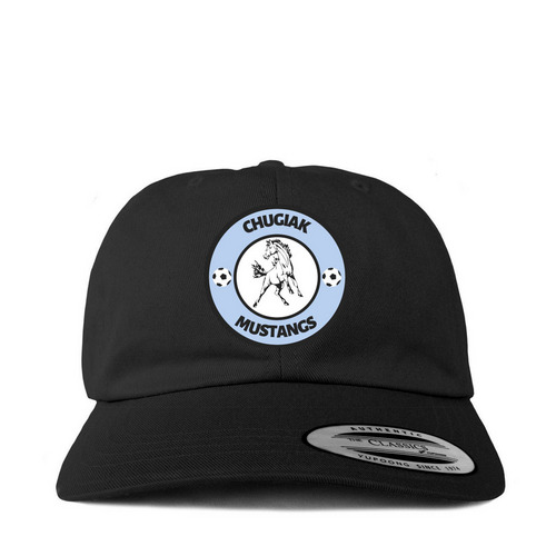 CHS Mustangs Boys & Girls Soccer, a Black Printed Classic Baseball Cap