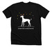 American Greyhound Christmas Apparel, a Solid Black Blend Premium Unisex Tee