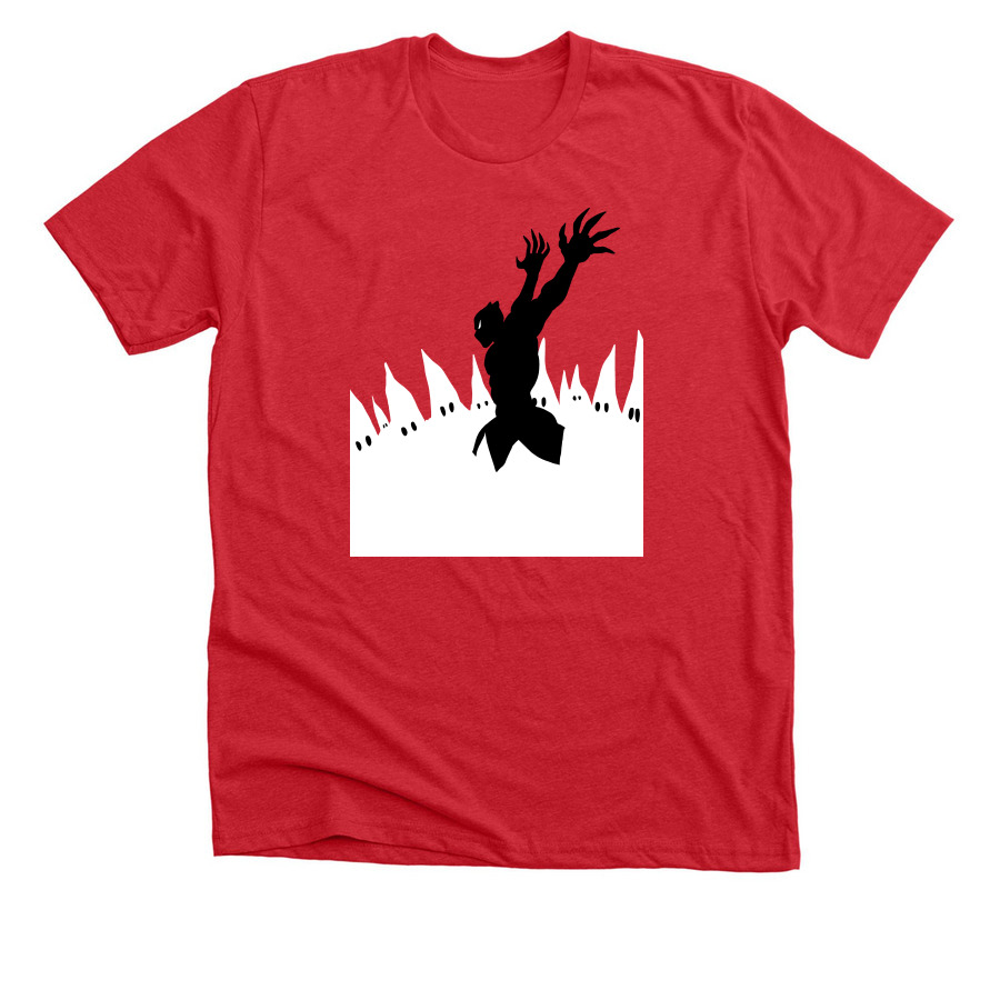 Red white and, a Heather Red Premium Unisex Tee