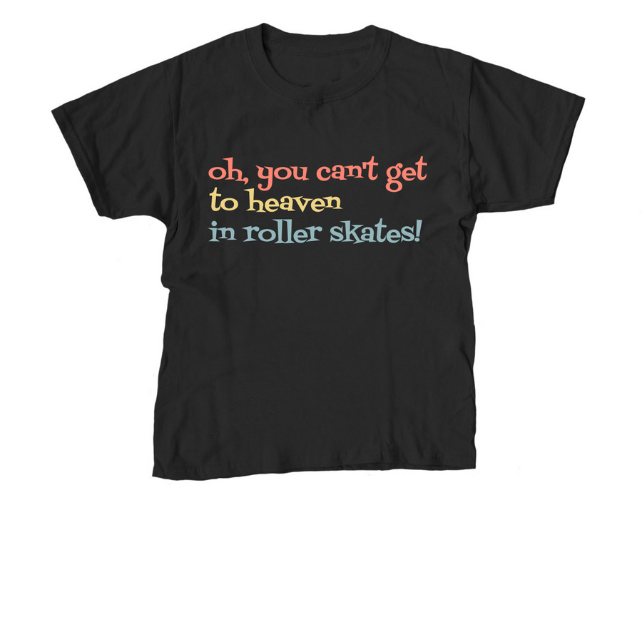 Retro Camp Song (Youth Sizes), a Black Youth Unisex Tee