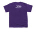 Purple Products, a Purple Youth Unisex Tee (back-view)