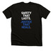 Safety that lasts. Justice that heals., a Solid Black Blend Premium Unisex Tee