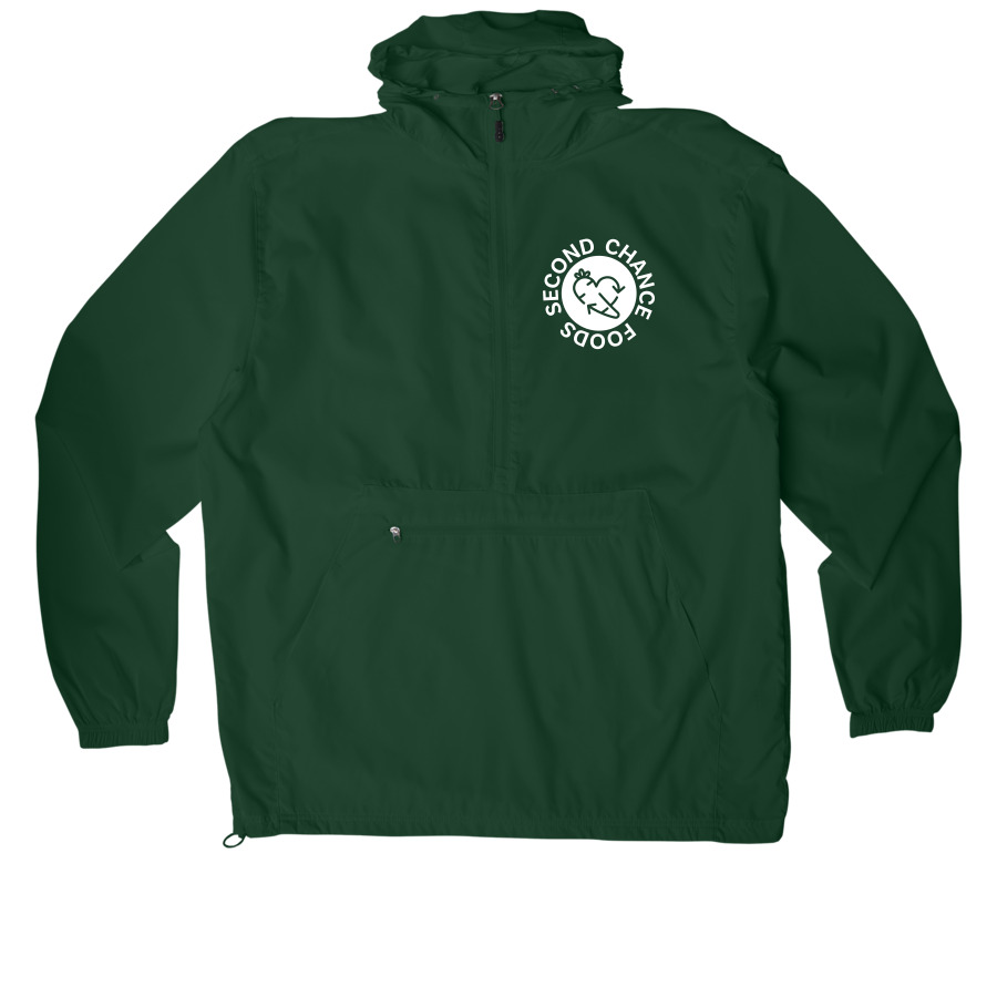 Fall Jacket, a Forest Green Packable Anorak