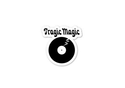 Tragic Magic Sticker, a 6x6 Sticker