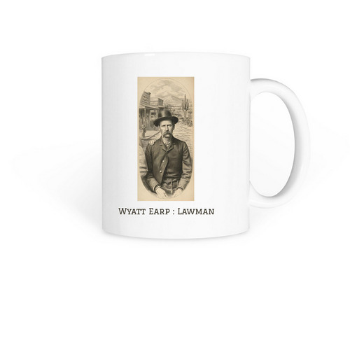 Central States Lawman & Outlaws H.A., a White Coffee Mug