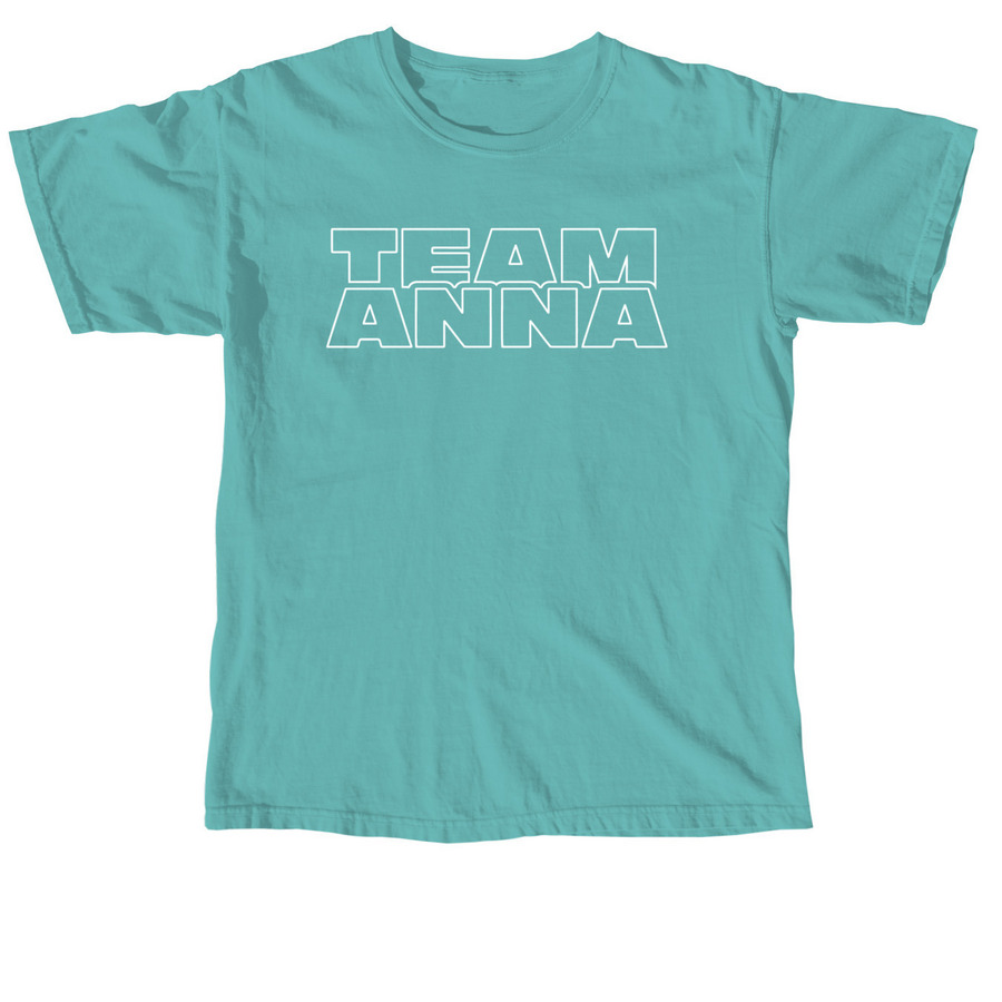 Team Anna - Adult Shirt, a Seafoam Comfort Colors Unisex Tee
