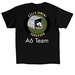 A6 Team Shirt, a Black Classic Unisex Tee (back-view)