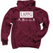 LAPPG Logo Shirts, a Maroon Pullover Hoodie