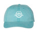 Baseball Hats - White Logo, a Aqua