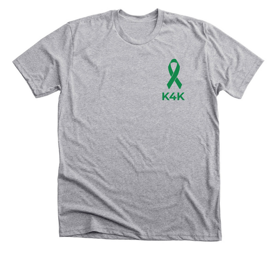 Kidneys 4 Kelsey, a Athletic Heather Premium Unisex Tee