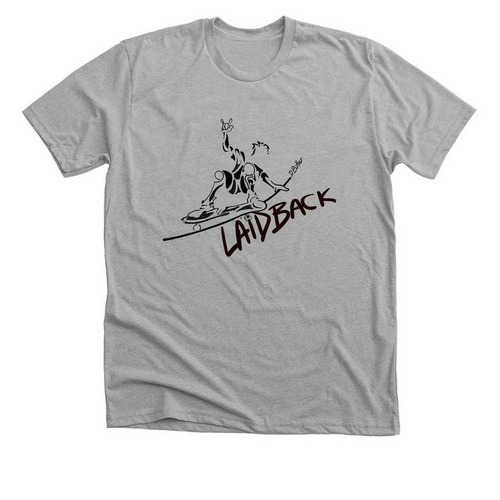 Layback&nbsp;, a Athletic Heather Premium Unisex Tee