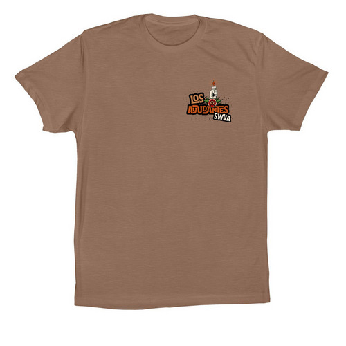 Los Ayudantes, a Vintage Brown Premium Cotton Tee