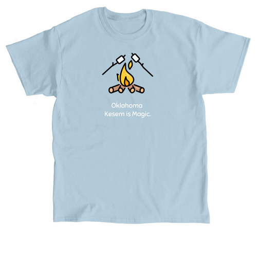 OK Kesem is Magic, a Light Blue Classic Unisex Tee