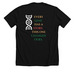 DYRK1A Shirts, a Solid Black Blend Premium Unisex Tee (back-view)