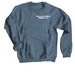 The Veterinarian's Oath, a Indigo Crewneck Sweatshirt