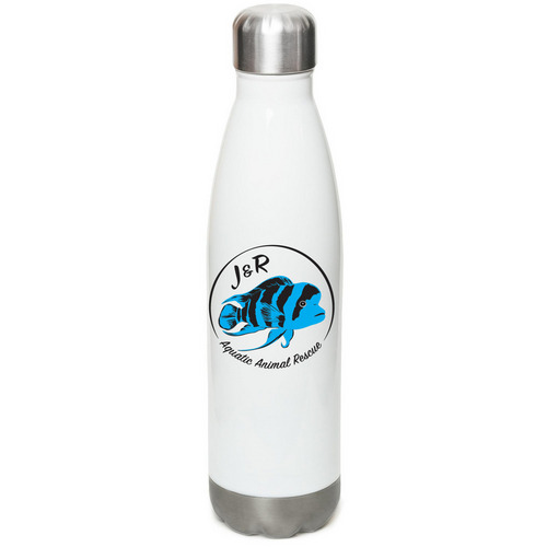 JRAAR Water Bottle, a White Stainless Steel Water Bottle