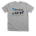 Duo Dogs Black Labradors, a Athletic Heather Premium Unisex Tee