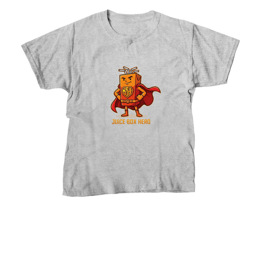 Juice box hero, a Sport Grey Youth Unisex Tee