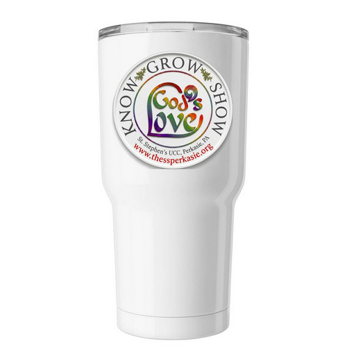 St. Stephen's Tumbler, a White Insulated Tumbler