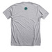 American Oystercatcher, a Athletic Heather Premium Unisex Tee (back-view)