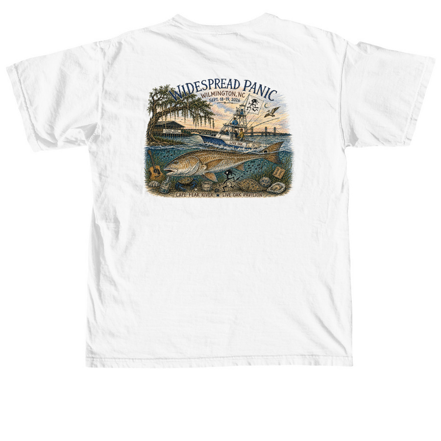 Wilmington Show Tee&nbsp;&nbsp;, a White Comfort Colors Unisex Tee (back-view)