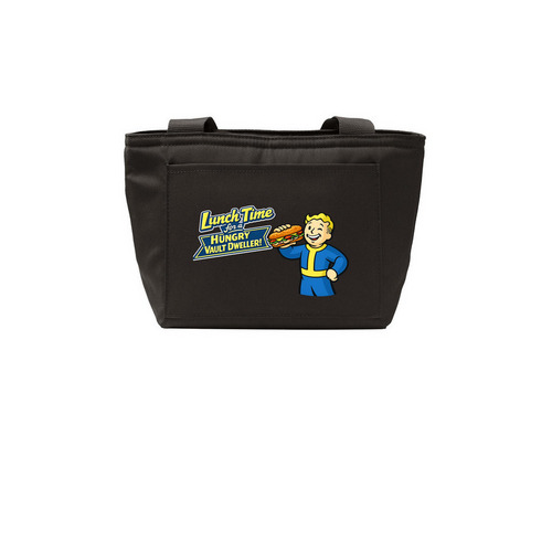 Lunch time, a Deep Black Insulated Lunch Tote