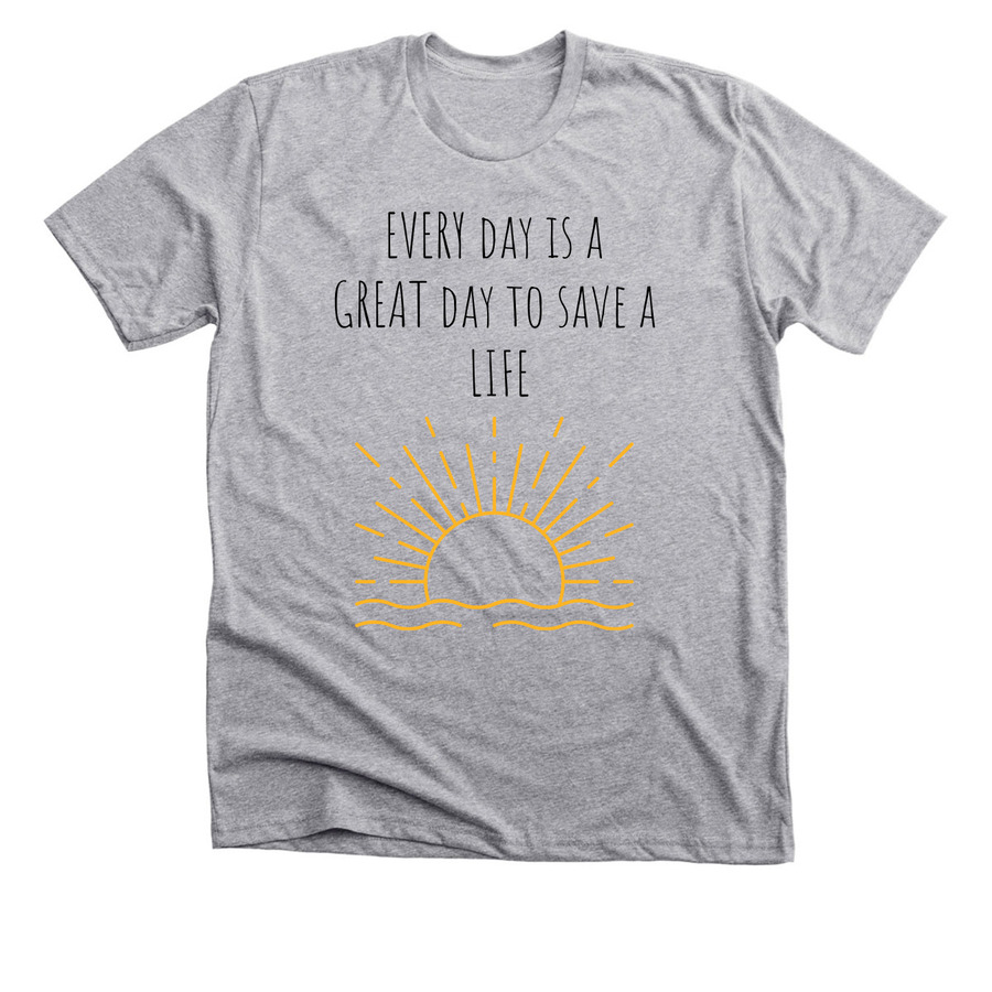 Recovery Mobile Clinic, a Athletic Heather Premium Unisex Tee
