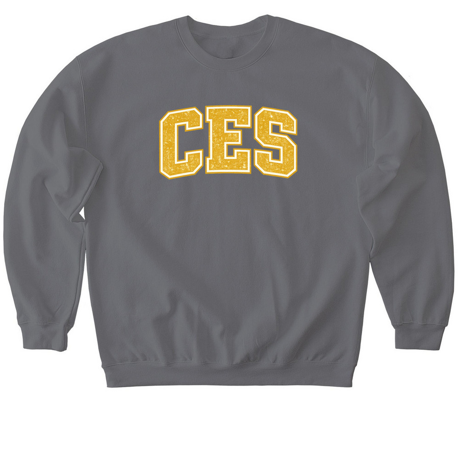 CES Spirit Wear, a Charcoal Softstyle Crewneck Sweatshirt