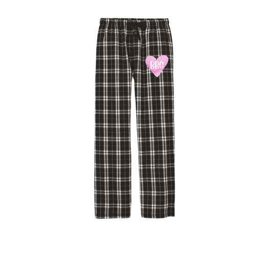 BBG Matching Pajama Pants, a Black Flannel Pajama Pant
