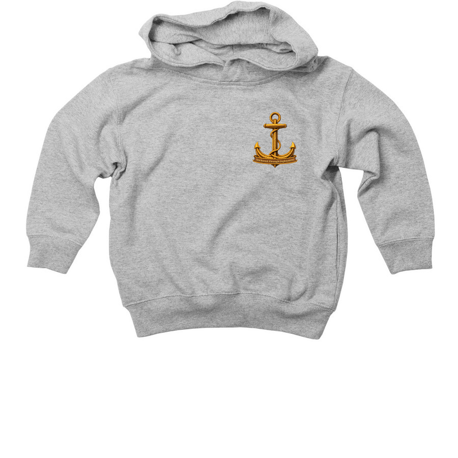 Toddler Anchored Through Deployment 25-26&nbsp;, a Heather Toddler Pullover Hoodie