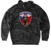 Limited Edition Camo Sweatshirt, a Black Camo Heavyweight Camo Pullover Hoodie (back-view)