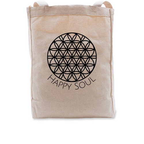 Happy Soul 'Tater Tote, a Natural Recycled Cotton Tote Bag