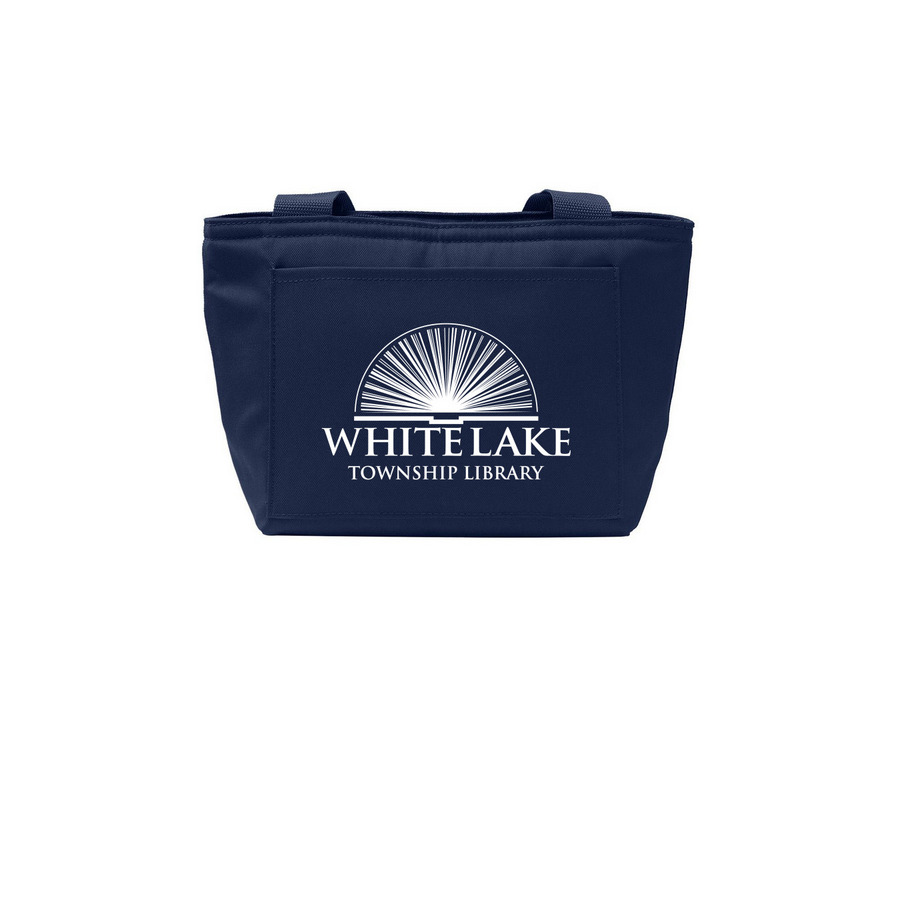 Read. Refuel. Repeat. Lunch Bag, a River Blue Navy Insulated Lunch Tote